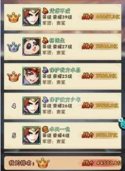 少年三国志荣耀等级怎么用 少年三国志荣耀等级怎么用