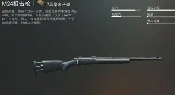 绝地求生有哪些单发狙击枪